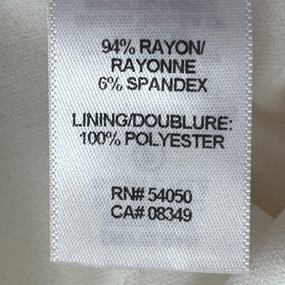 Robert Rodriguez White Sequins Sleeveless Sheath Dress Womens Medium Formal Sexy - Picture 10 of 13